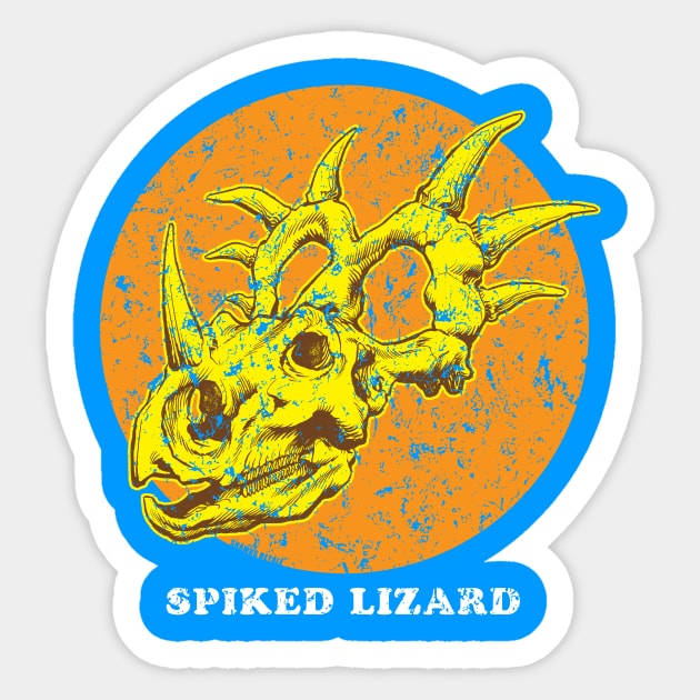 SPIKED LIZARD Sticker by Shamus_Beyale